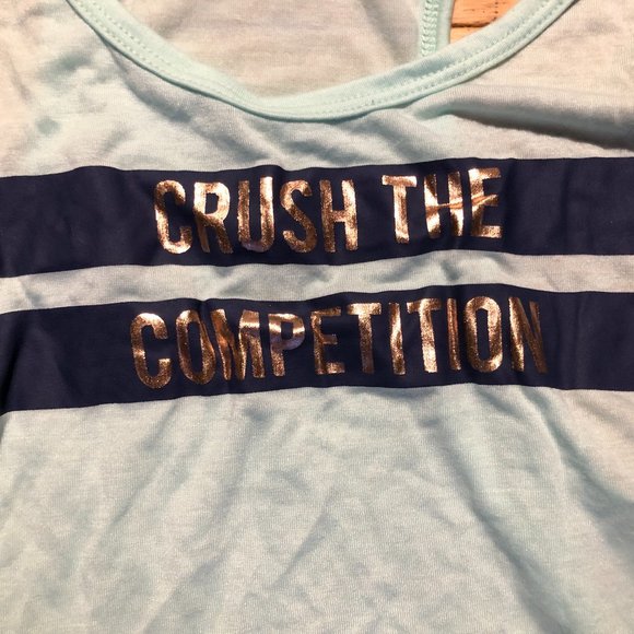 Brand New SO “CRUSH THE COMPETITION” PERFECT ACTIVE GRAPHIC RACER-BACK TANK - Picture 3 of 8